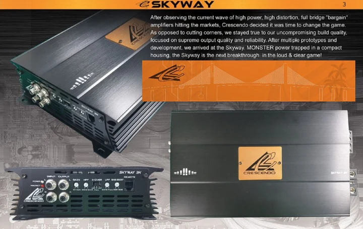 Skyway-3K Full Range Monoblock Amplifier